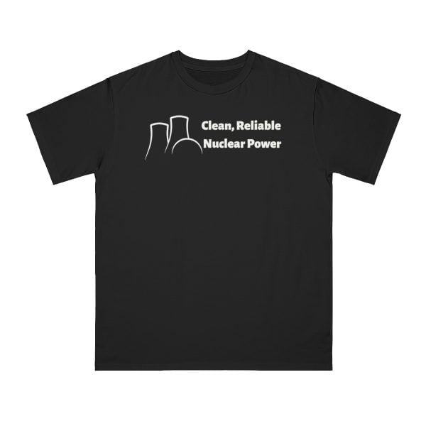 Clean Reliable Nuclear Power Organic shirt, black