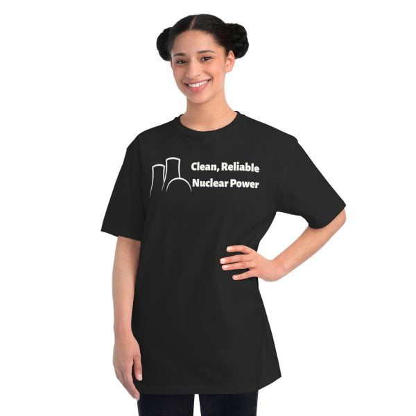 Clean Reliable Nuclear Power Organic shirt, black woman