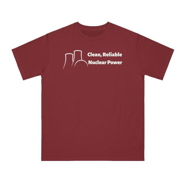 Clean Reliable Nuclear Power Organic shirt, manzanita