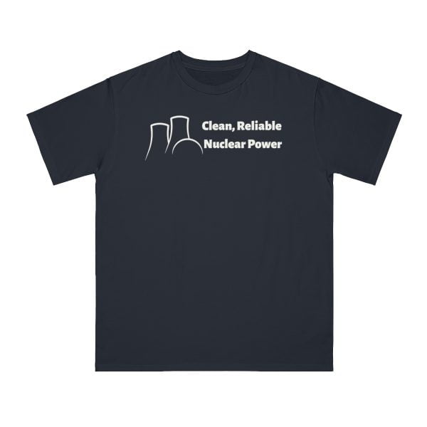 Clean Reliable Nuclear Power Organic shirt, pacific