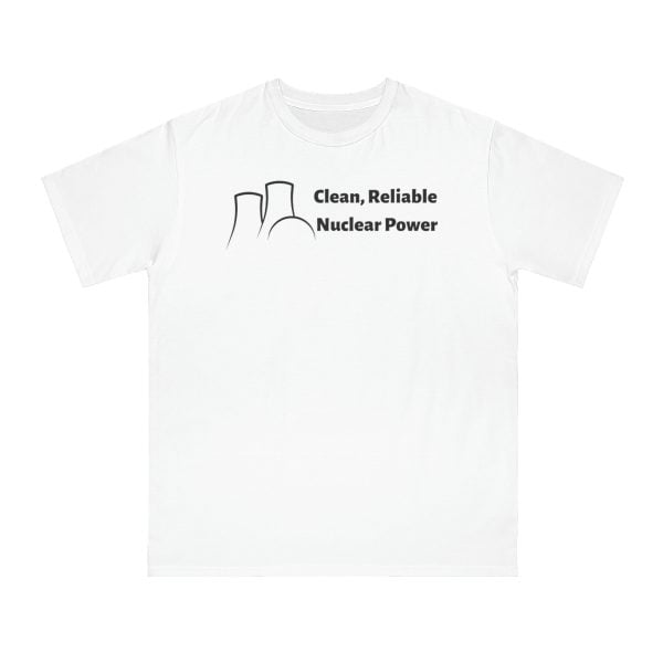 Clean Reliable Nuclear Power Organic shirt, white