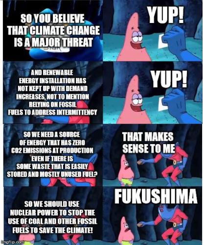 Patrick Discussing Solutions to Climate Change